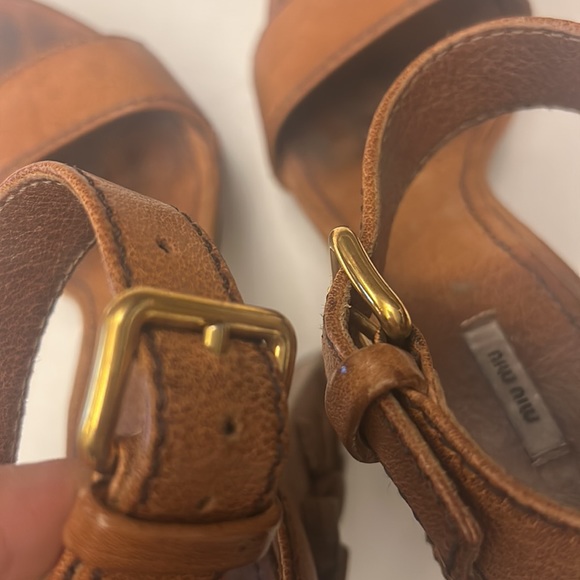 Miu Miu wood flower heels- size 36.5 - Picture 5 of 5